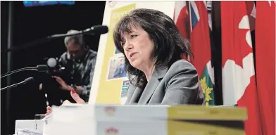  ?? RENE JOHNSTON TORONTO STAR ?? Ontario auditor general Bonnie Lysyk released her 2018 annual report at Queen’s Park on Wednesday.