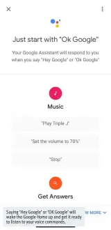  ??  ?? Saying ‘Hey Google’ or ‘OK Google’ will wake the Google Home up and get it ready to listen to your voice commands.