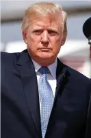  ??  ?? US President Donald Trump