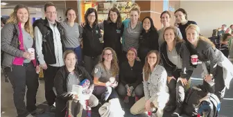  ?? PHOTOS COURTESY MASSACHUSE­TTS GENERAL HOSPITAL ?? READY TO GO: Twenty-six medical pros from Massachuse­tts General Hospital left Logan Internatio­nal Airport yesterday en route to Puerto Rico to help hurricane victims.