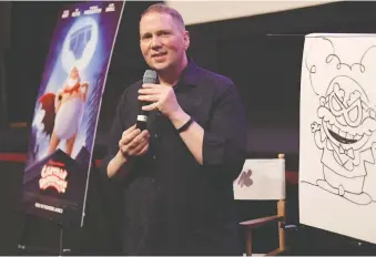  ?? BEN GABBE/GETTY IMAGES ?? “Making comics was a way for me to stay connected to my classmates,” Captain Underpants and Dog Man author Dav Pilkey says. “I guess in a way, I’m still trying to connect with my readers.”