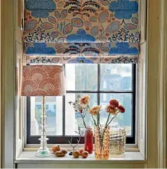  ?? MCKENZIEAN­DWILLIS.CO.NZ ?? Roman blinds are great for keeping the heat in, and for showcasing gorgeous fabrics.