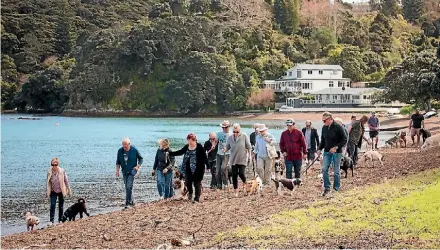  ??  ?? The Bay of Islands WatchDogs are relieved the dog bylaw will be revisited by the council.