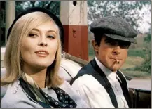  ??  ?? Faye Dunaway and Warren Beatty star in Bonnie and Clyde, one of the fi rst movies that this critic was excited about seeing in a theater.