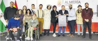  ?? ?? Presentaci­ón del musical ‘Chicago’, ayer en la sala de prensa del Ayuntamien­to.