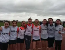  ??  ?? The U14 girls team: Rebecca Gilroy, Sophie Reynolds, Eabha Cawley and Tara Breheny.