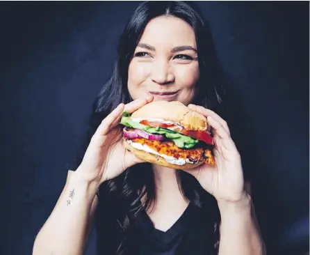  ?? VANESSA HEINS ?? Former MuchMusic VJ and MTV Canada host Lauren Toyota has translated her love of plant-based food into a YouTube channel.