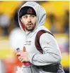  ?? JOSHUA GUNTER / CLEVELAND.COM ?? The Cleveland Browns are prepared to keep Baker Mayfield on the roster until they find an optimal deal.