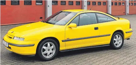  ?? FOTOS: DPA ?? Die Geschichte der coolen Coupés bei Opel hat – neben GT und Manta – noch ein drittes Kapitel, den Calibra.