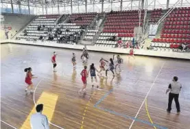  ?? GEIEG ?? Jugada del partido disputado en Girona.