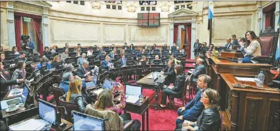  ?? ?? OTRA CHANCE. Tras el rechazo al DNU en la Cámara de Senadores, la norma se va a tratar en Diputados.