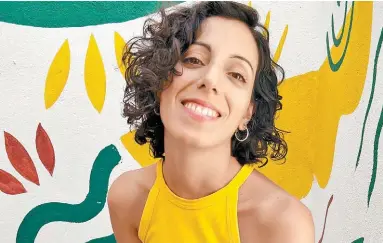  ?? ?? Lucía Hellín, autora de La literatura de los desplazado­s.