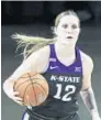  ?? JUSTIN HAYWORTH/AP ?? New UCF player Rachel Ranke was the third player in Kansas State history with 1,000 career points, 300 career rebounds, 200 or more 3-point field goals made and 100 or more steals.