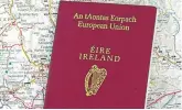  ??  ?? Opening doors: An Irish passport allows more freedom of movement than one from the UK