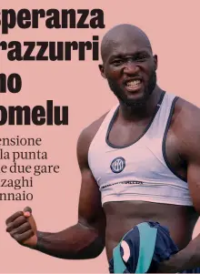  ?? ?? Il leader del Belgio Romelu Lukaku, 29, rientrato all’Inter in prestito dal Chelsea per 10 milioni GETTY