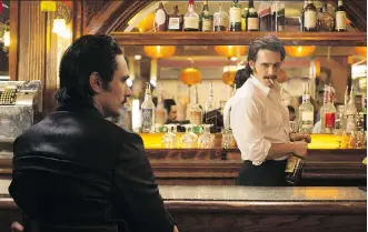  ?? PAUL SCHIRALDI/ HBO ?? Actor James Franco has twin roles in HBO’s gritty new drama series, The Deuce.