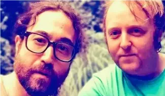  ?? ?? Lennon and McCartney sons team up for new song ‘Primrose Hill’