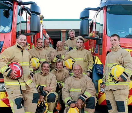  ??  ?? Kerikeri firefighte­rs will again take on the Sky Tower Stair Challenge on May 13.