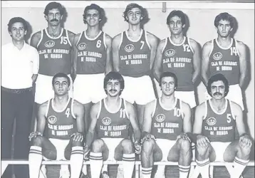  ?? FOTO: UNICAJAB. FOTOPRESS ?? El primer equipo del Caja de Ronda, dirigida por Alfonso Queipo de Llano