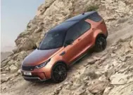  ?? LAND ROVER ?? The 2017 Land Rover Discovery will be publicly unveiled at the Paris Motor Show. The vehicle will be available in Canada in mid-2017.