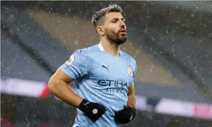  ??  ?? The Manchester City striker Sergio Agüero impressed in a cameo against Newcastle United on Boxing Day. Photograph: Victoria Haydn/ Manchester City FC/Getty Images