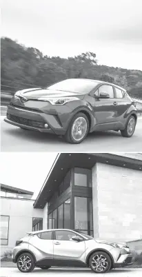  ?? Photo courtesy of Toyota ?? ABOVE: The 2018 Toyota C-HR.