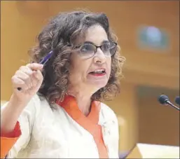  ?? EFE ?? La ministra de Hacienda y Función Pública, María Jesús Montero.