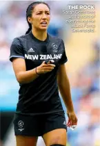  ??  ?? THE ROCK Sarah Goss was at the core of everything the Black Ferns Sevens did.