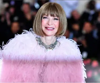  ??  ?? Anna Wintour.