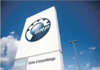  ?? DARIO AYALA/FILES ?? Valcourt, Que.-based Bombardier Recreation­al Products Inc. sees further opportunit­y to capitalize on the U.S. and other markets despite concerns about tariffs if NAFTA is terminated.