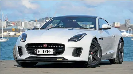  ?? DAVID LINKLATER/STUFF ?? Special-edition F-Type 400 Sport isn’t just for show: chassis has had a real giddy-up.