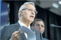  ?? POSTMEDIA NETWORK FILES ?? Ontario Progressiv­e Conservati­ve Vic Fedeli said Monday the province should halt a deal with a gambling company while it gathers all the facts about the situation in B.C.