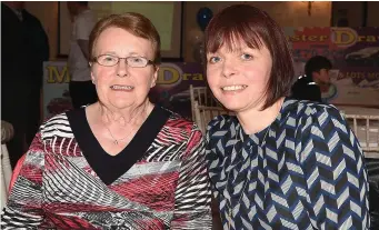  ??  ?? Mary O’Brien and Caroline gallagher at the launch. Below: Alma Johnston, Eileen and Mary Hevey