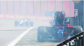  ?? Pictures / Getty Images ?? Brendon Hartley endured engine problems in the opening practice sessions at Brazil's Interlagos circuit.