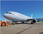  ?? Photo: Nicolette Chambers ?? The Australian Air Force Aircraft at Nadi Internatio­nal Airport on March 18, 2019.