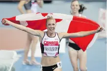  ?? CLAUS ANDERSEN ?? This weekend’s NACAC Championsh­ips mark Kate Van Buskirk’s 10th time as part of a Canadian team, but competing at home in Toronto is what makes this one special, she says.