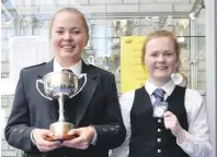  ??  ?? Junior Drumming 404 Tenor MSR 1st Eilidh Wynd from Dunblane 2nd= Megan Evans from Oban.