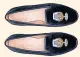  ??  ?? Brandy glass embroidere­d velvet slippers, £399 (stubbsandw­ootton.com)