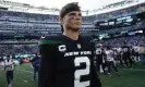  ?? The Jets. Photograph: John Minchillo/AP ?? The jury is still out on whether Zach Wilson can become a solid quarterbac­k for