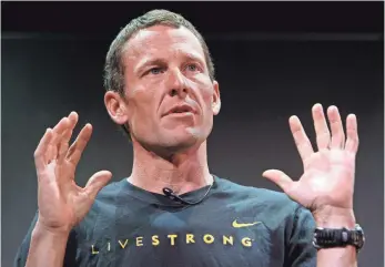  ?? 2009 PHOTO BY KRISTIAN DOWLING, GETTY IMAGES ?? Lance Armstrong launched Livestrong in 1997 and still has supporters within the organizati­on.