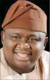  ??  ?? Sen Solomon Olamilekan Adeola ( Yayi )