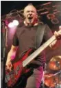  ?? PHOTO BY JOHN ATASHIAN ?? Bass guitarist Joey Vera, of the progressiv­e metal band Fates Warning, is rocking in high gear during the group’s performanc­e at the Webster Theatre in Hartford on June 30. The group is on tour in support of the new album “Theories of Flight.” To learn...