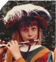  ??  ?? Angelika Latermann als junge Pfeifen spielerin in den 1980er Jahren.