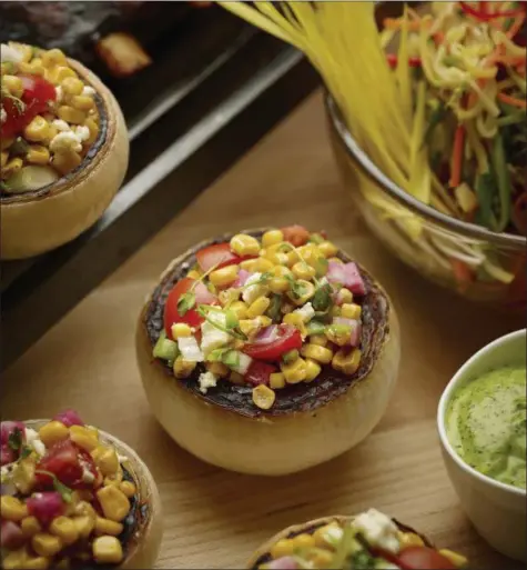  ?? PHIL MANSFIELD — THE CULINARY INSTITUTE OF AMERICA VIA AP ?? Mexican-style corn salad