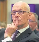  ??  ?? Education Secretary John Swinney.