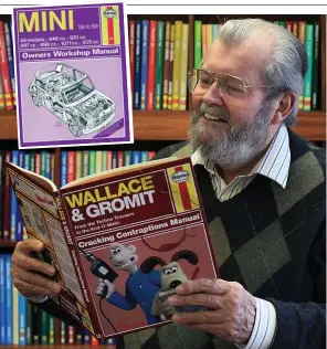  ??  ?? The late John Haynes, creator of self- help car manuals plus novelty editions