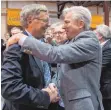  ?? FOTO: DPA ?? Der CDU-Landesvors­itzende Thomas Strobl (rechts) mit Hauptredne­r Wolfgang Bosbach.