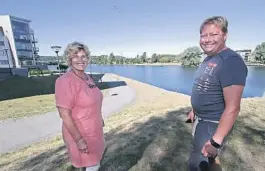  ?? FOTO: JAN BJØRN TARANRØD ?? SAMARBEIDE­R: Gro Synnøve Brekka fra Marispelet og Jon Atle Holmberg fra Turistfore­ningen.