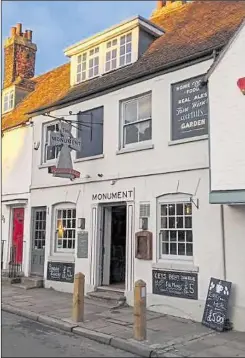  ??  ?? The Monument in St Dunstan’s, Canterbury, can be snapped up for £360,000