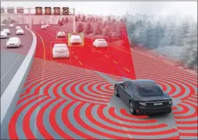  ??  ?? Gracias a los sensores de radar y lidar y las video cámaras y otros avanzados componente­s electrónic­os, el conductor de un automóvil de alta gama de última generación es asistido de forma tal que maneja mucho más seguro y descansado. El pequeño Google de conducción autónoma con conductor durante las pruebas. Ingenieros de BMW ensayan en un circuito cerrado el manejo autónomo.